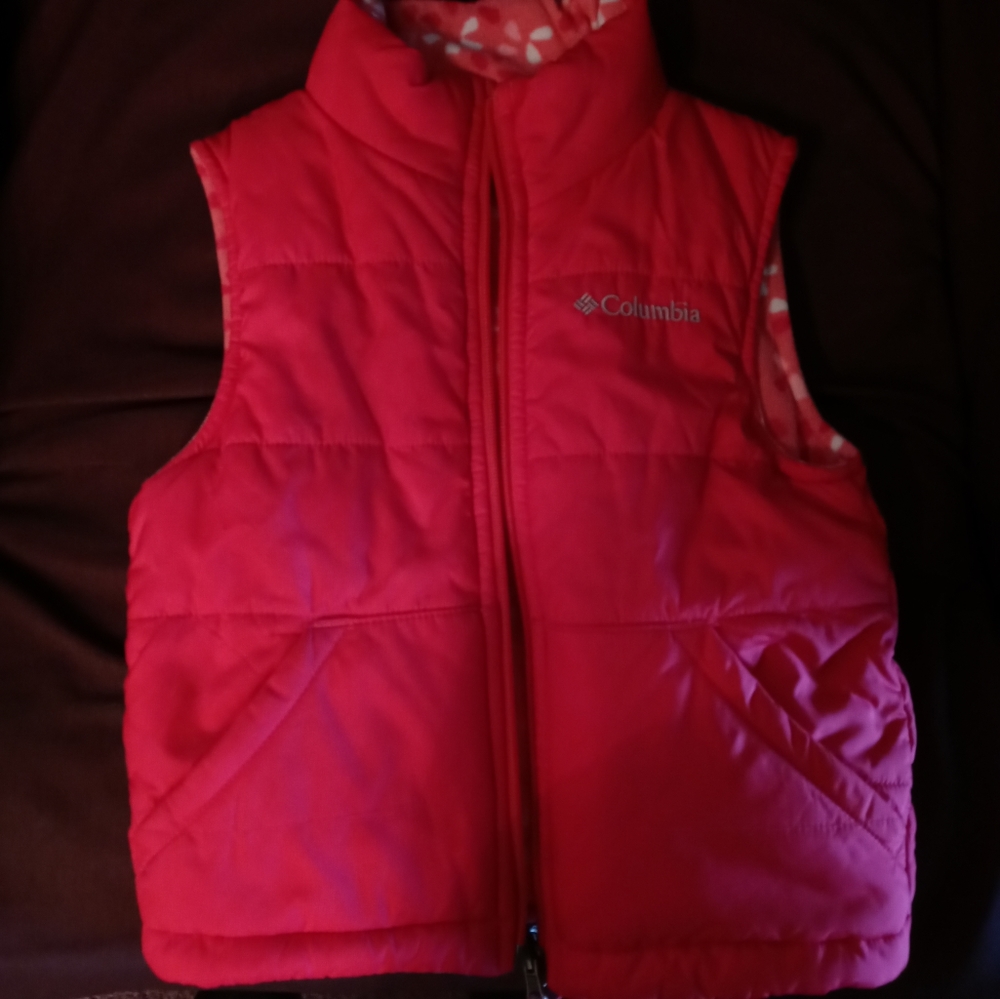 Columbia Little girls reversible vest